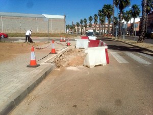 Adecuación de tramo interurbano a urbano en Don Benito