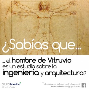 ¿Sabías que el Hombre de Vitruvio habla sobre la arquitectura e ingeniería de la antigua Roma?  Leonardo Da Vinci realizó esta ilustración a finales del siglo XV, basándose en las proporciones dadas por el arquitecto e ingeniero romano Vitruvio en su tratado "De Arquitectura Libri Decem". Esta obra, del siglo I a.C., es el tratado de arquitectura más antiguo que se conoce, y dedica capítulos a los puentes, las murallas, los edificios públicos... así como a los materiales de construcción y las técnicas de la época.  Vitruvio consideraba que el ser humano era un elemento fundamental de la arquitectura, una verdadera obra de ingeniería de la naturaleza, y basaba las proporciones y medidas de sus construcciones en las del cuerpo humano.